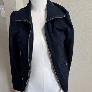 Lauren Ralph Lauren Sweater Blue Zip Up Size S